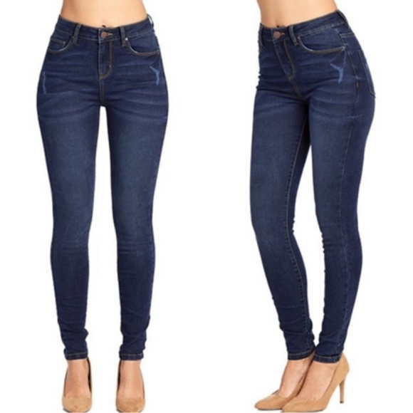 {Blue Age}Jr Sz 11 Butt LiftingJeans,DarkBlue - Picture 2 of 3